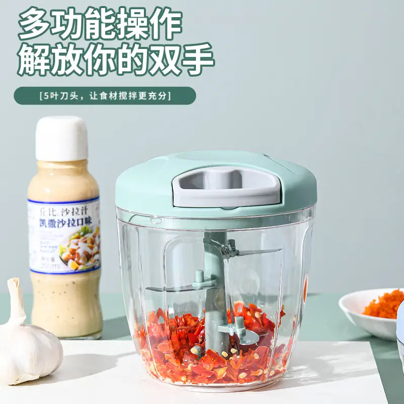 Garlic Pounding Machine Green 12.5cm