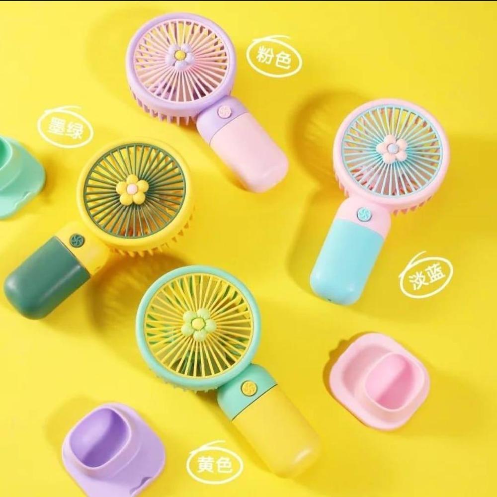 Mini Portable Fan 1.5W Fast Charge Multicolor