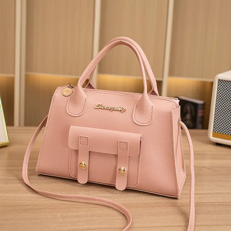 Black Korean Style Women's Shoulder Bag 2023