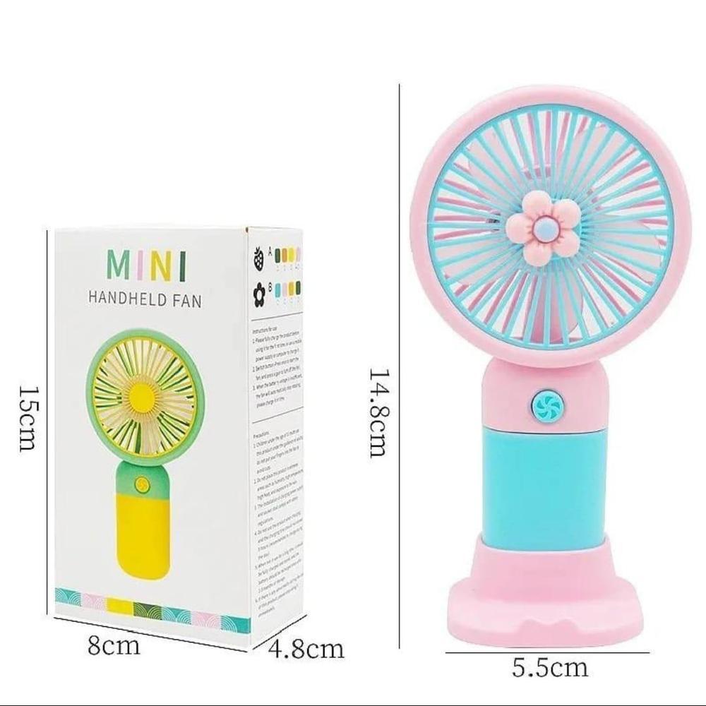 *Product Name*: Mini Portable Fan 1.5W Fast Charge Multicolor