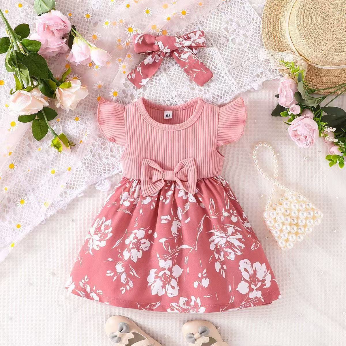 Girls Floral Princess Dress