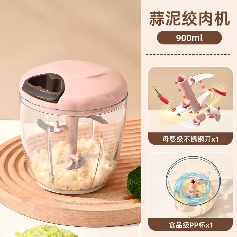 Garlic Pounding Machine Green 12.5cm