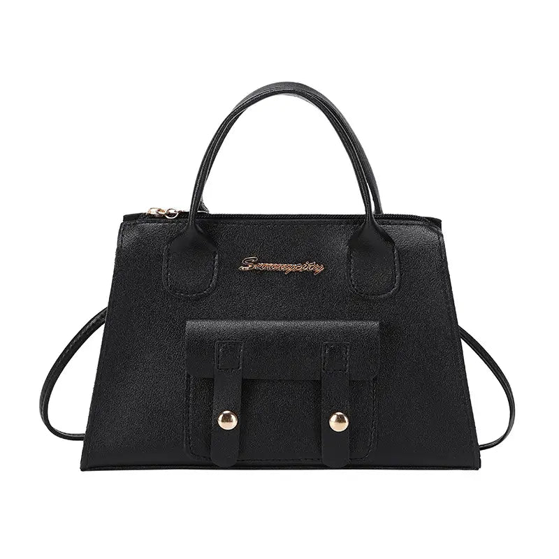 Black Korean Style Women's Shoulder Bag 2023