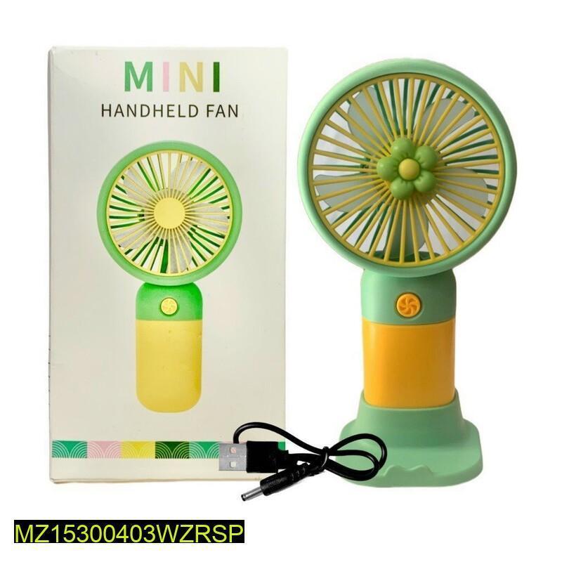 *Product Name*: Mini Portable Fan 1.5W Fast Charge Multicolor