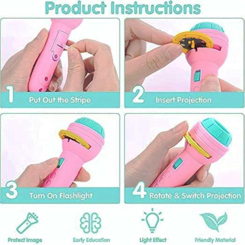 *Product Name*: HD Projection Flashlight for Kids Wall Projection 90°