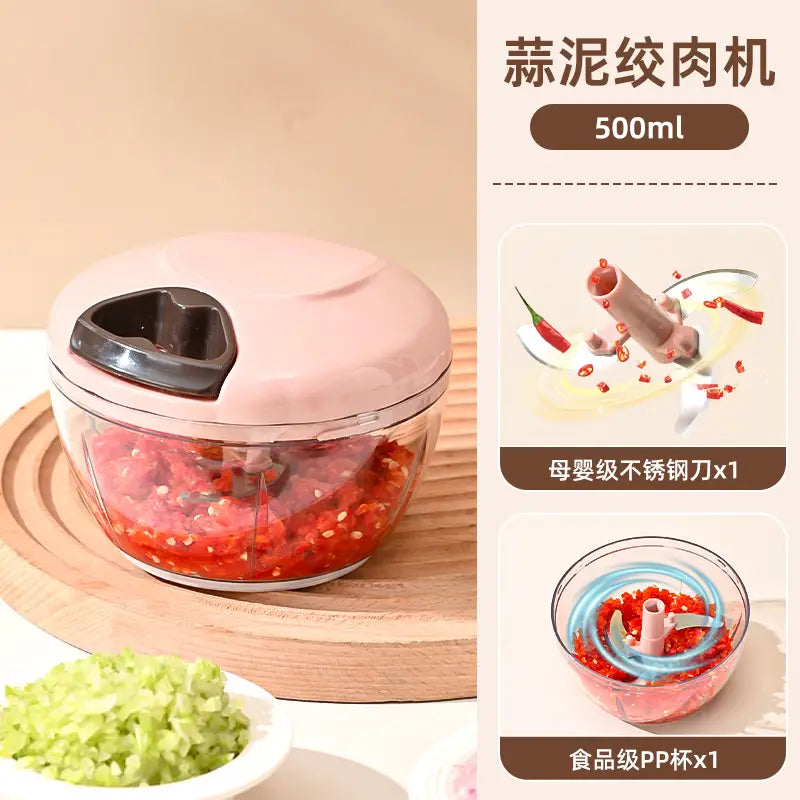 Garlic Pounding Machine Green 12.5cm