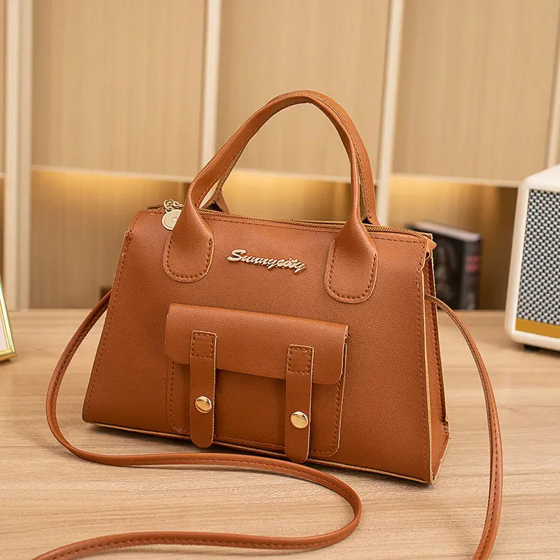 Black Korean Style Women's Shoulder Bag 2023
