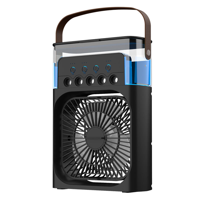 Spray humidifier fan