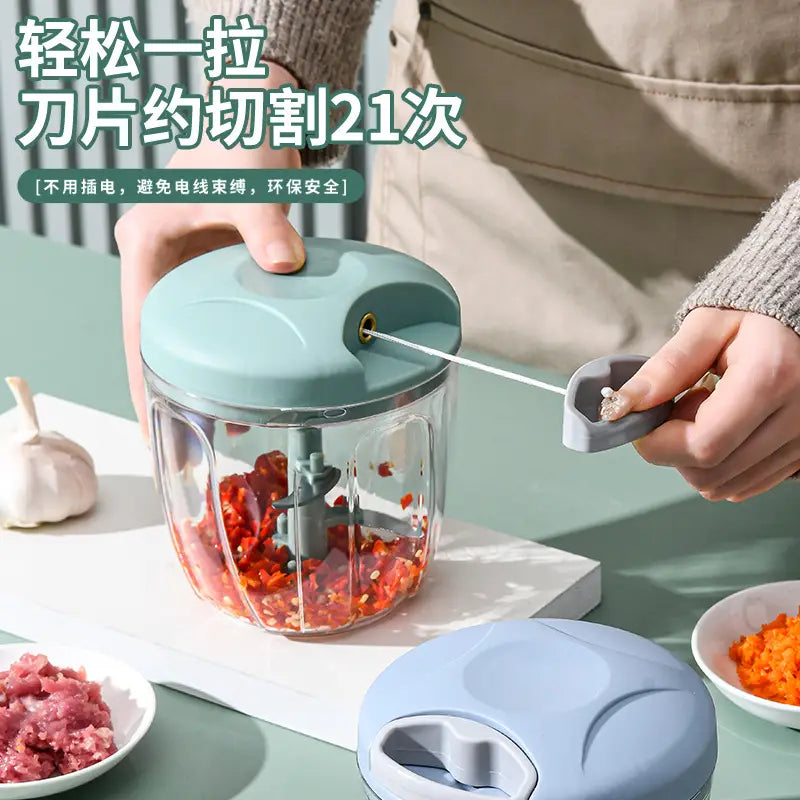 Garlic Pounding Machine Green 12.5cm