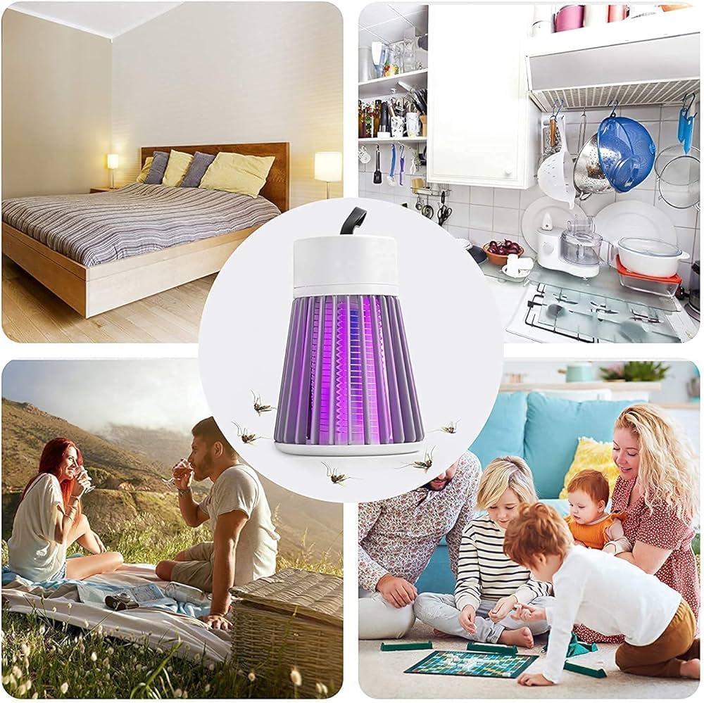 *Product Name*: USB Mosquito Killer Lamp White ABS Rechargeable