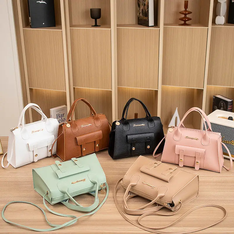 Black Korean Style Women's Shoulder Bag 2023