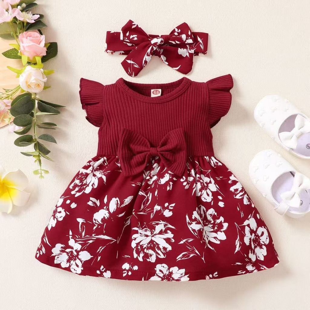 Girls Floral Princess Dress