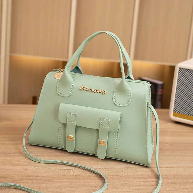 Black Korean Style Women's Shoulder Bag 2023