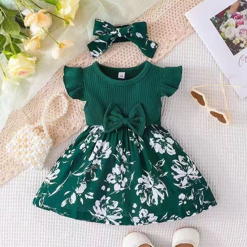 Girls Floral Princess Dress